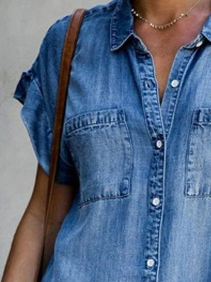 THERESA™ | Denim Shirt Dress