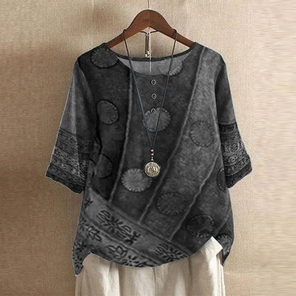 ELISA™ | Art Print Blouse