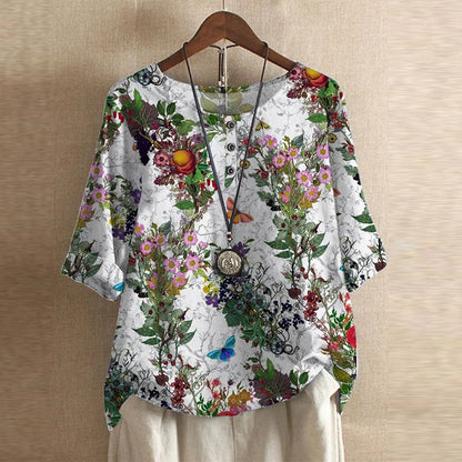 ELISA™ | Art Print Blouse