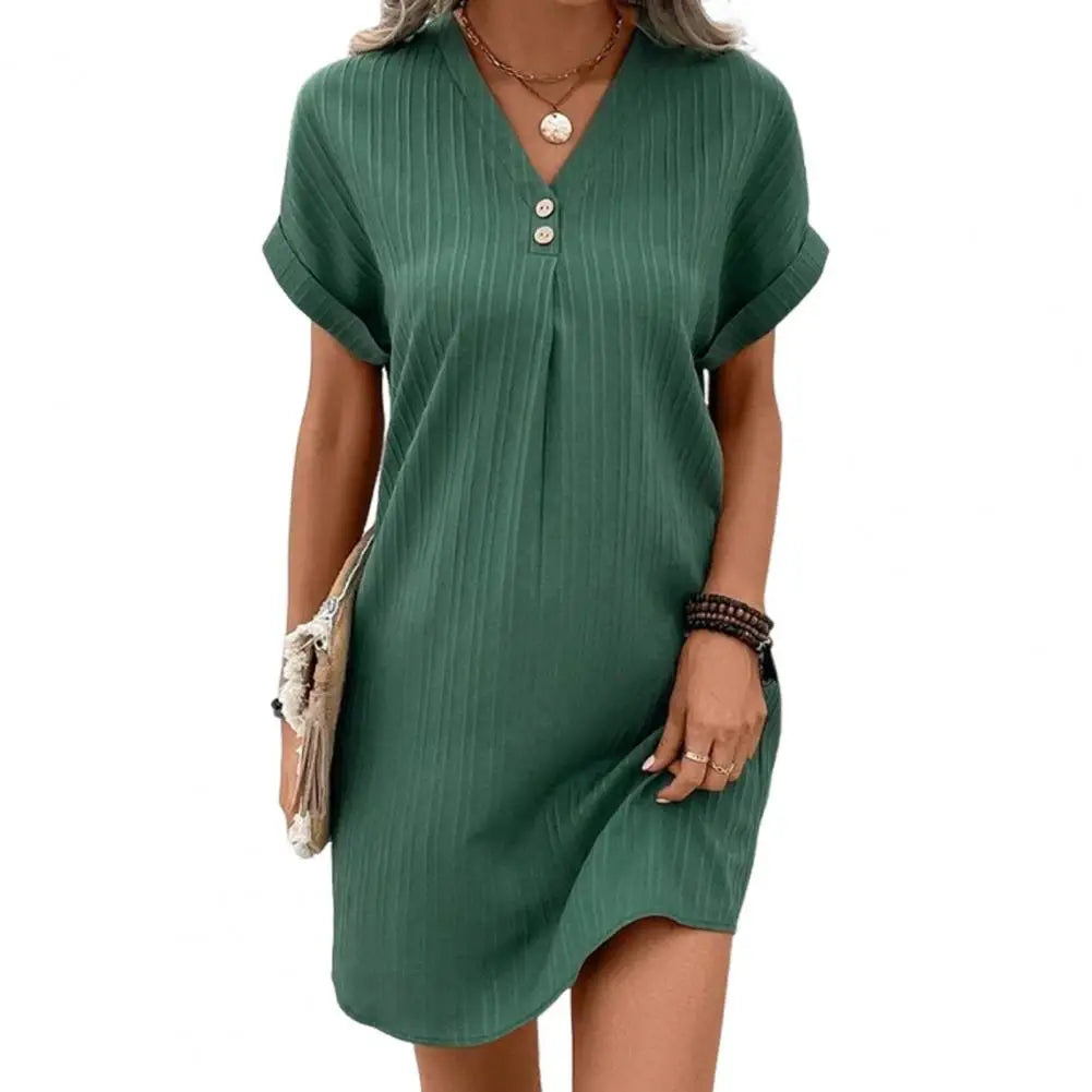 MARILYN™ | Button-Front Day Dress