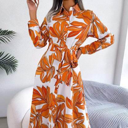 AUDREY™ | Floral Shirt Dress