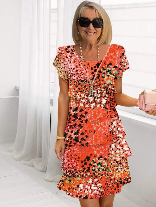 AVA™ | Tiered Ruffle Dress