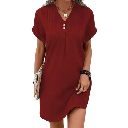 MARILYN™ | Button-Front Day Dress