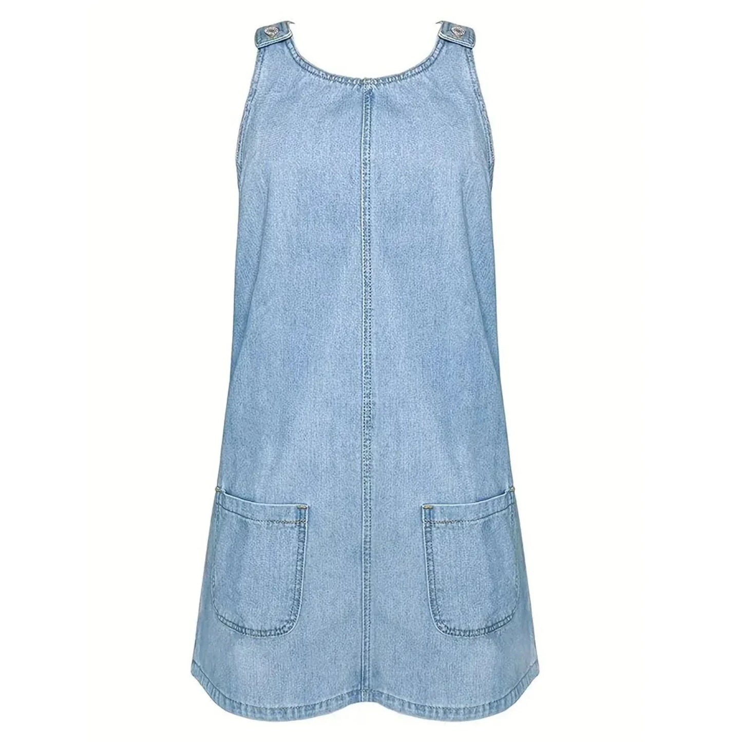BLYTHE™ | Denim Pinafore Dress