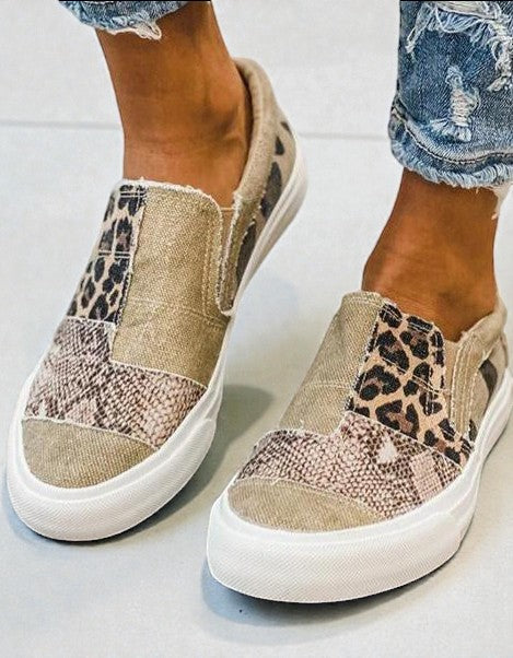 QUINNY™ | Patchwork Slip-Ons