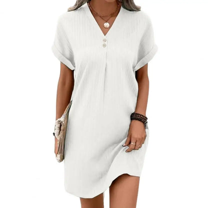 MARILYN™ | Button-Front Day Dress