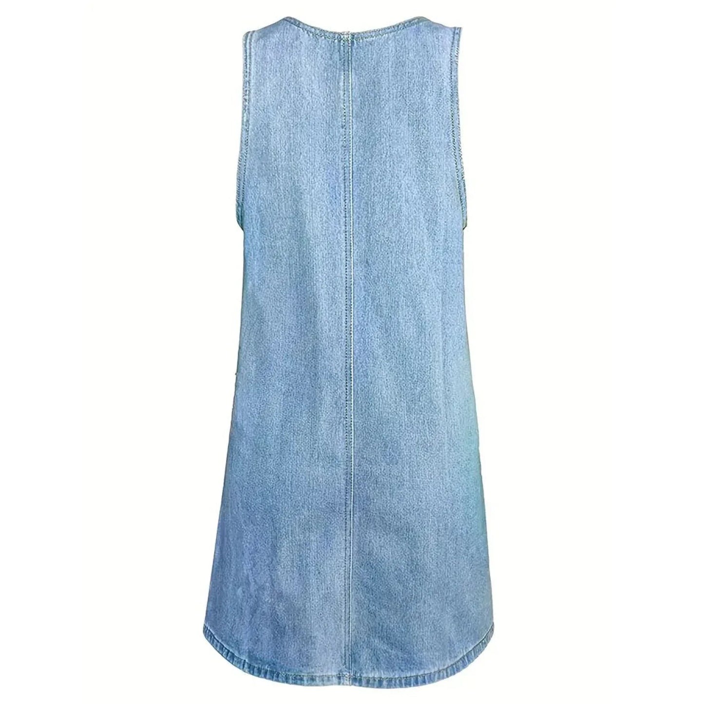 BLYTHE™ | Denim Pinafore Dress