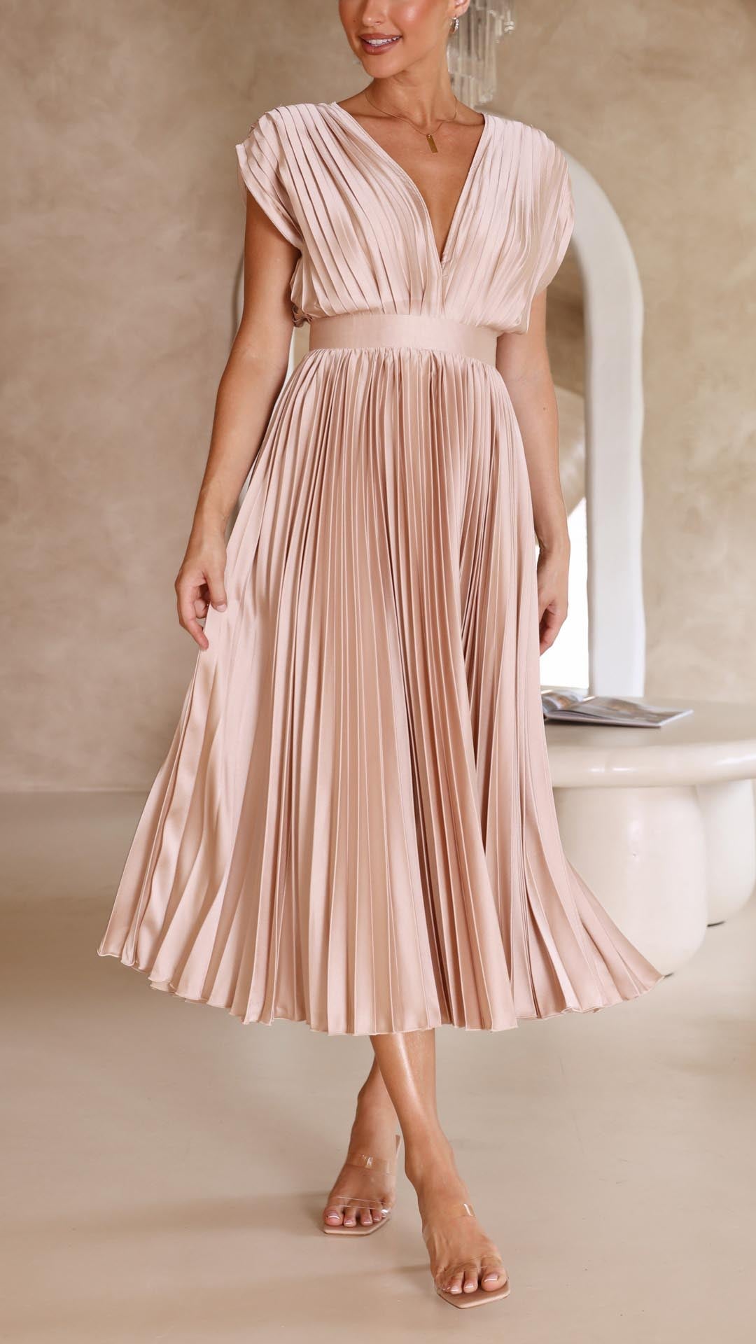 KELLY™ | Pleated Midi