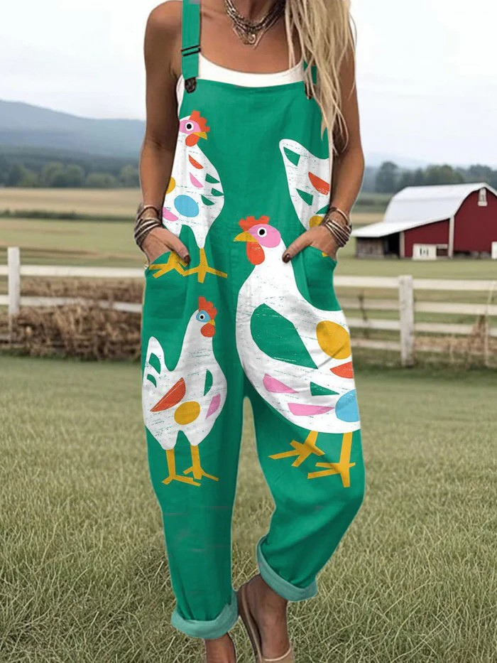 JUNIA™ | Chicken Print Jumpsuit