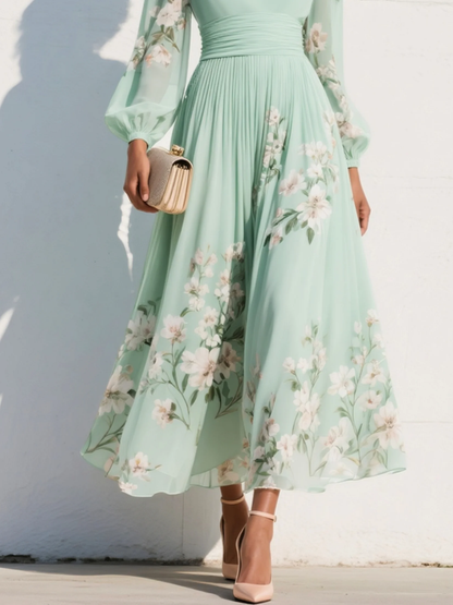 SAKURA™ | Chiffon Maxi Dress