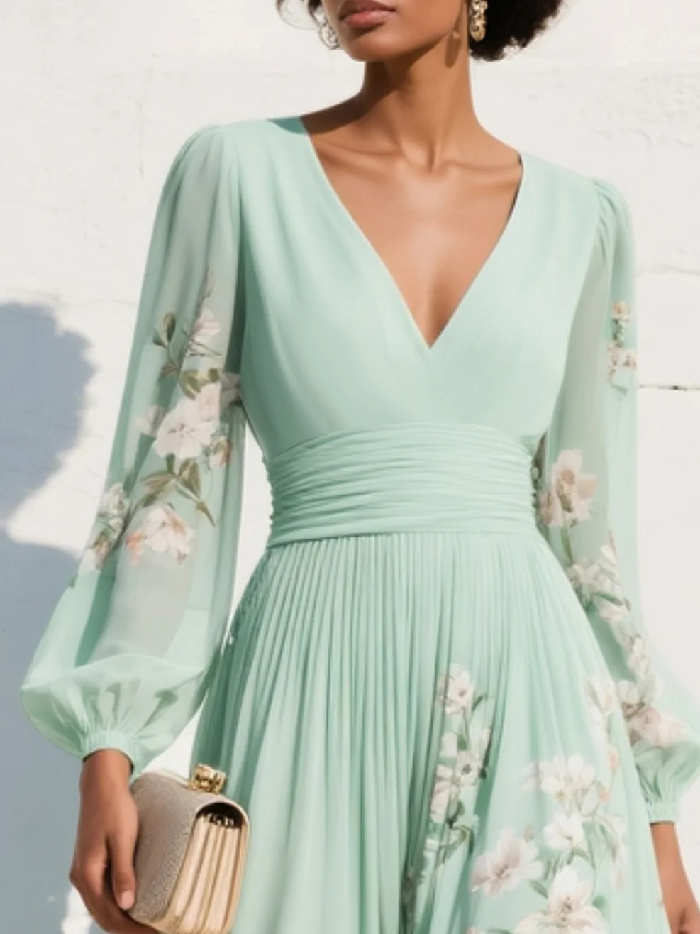 SAKURA™ | Chiffon Maxi Dress