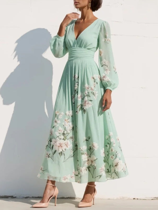 SAKURA™ | Chiffon Maxi Dress