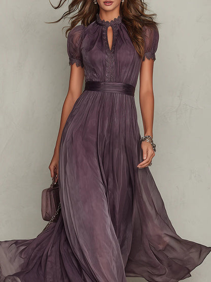 THESSALY™ | Chiffon Maxi Dress