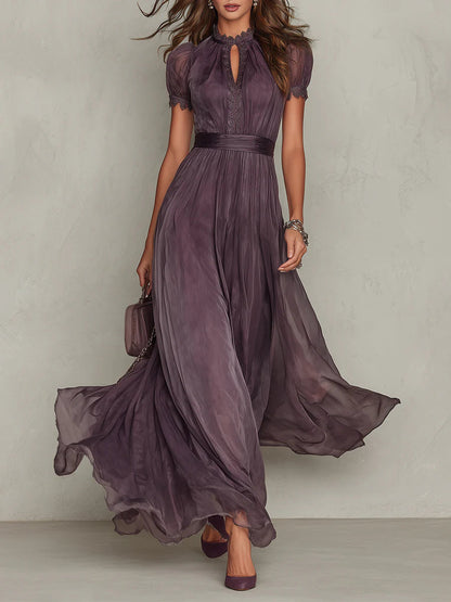 THESSALY™ | Chiffon Maxi Dress