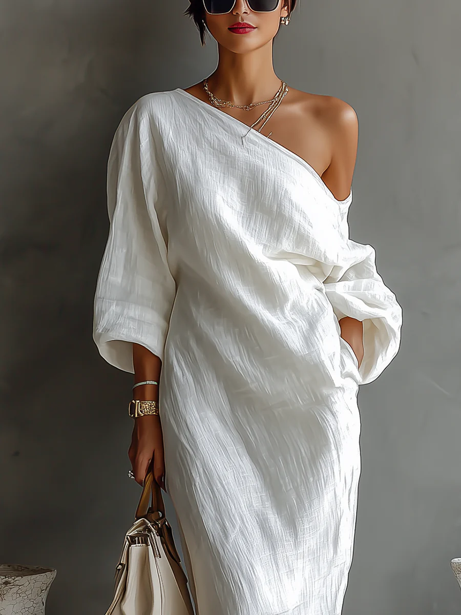 JOYCE™ | One-Shoulder Maxi