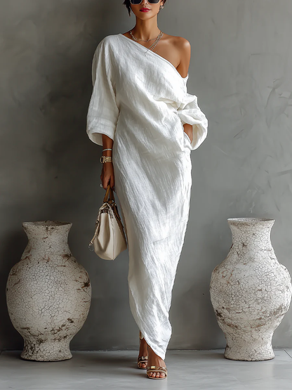 JOYCE™ | One-Shoulder Maxi