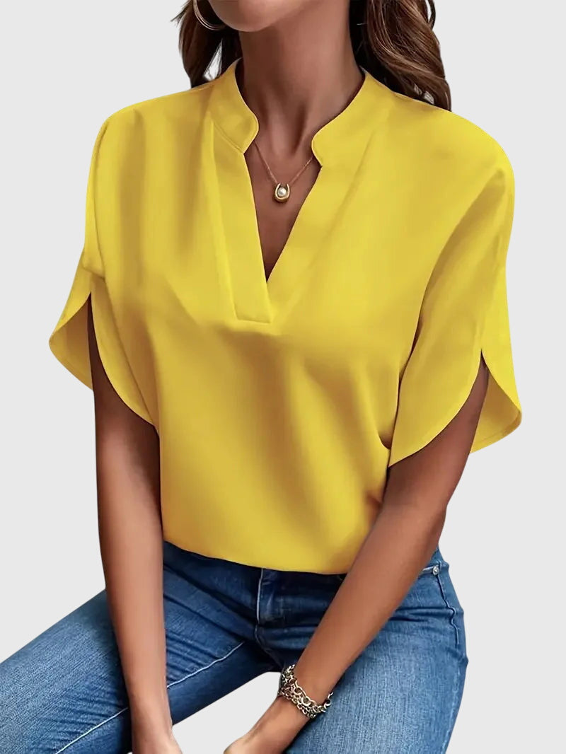 ELIZA™ | V-Neck Blouse