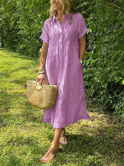 EDITH™ | Maxi Shirt Dress