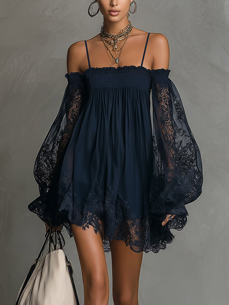 GERALDINE™ | Chiffon Mini Dress