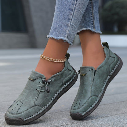 VALERIE™ | Stitched Slip-Ons