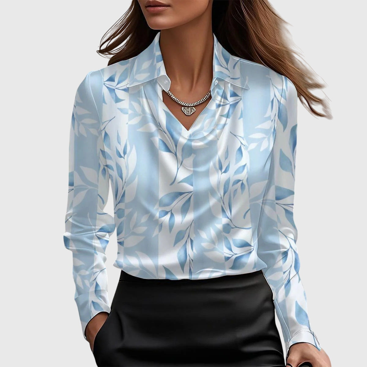 EUDORA™ | Satin Blouse