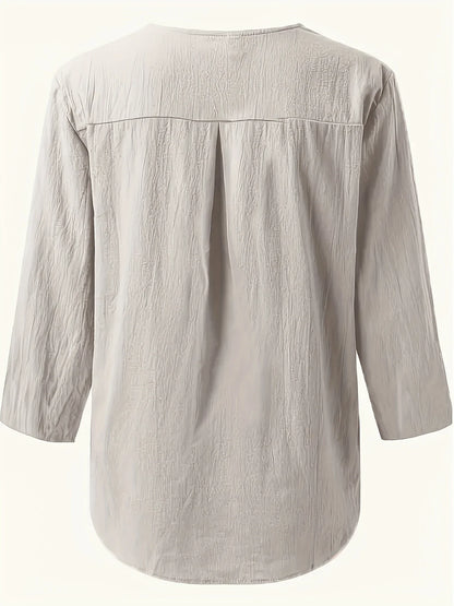 EMILY™ | Henley Blouse