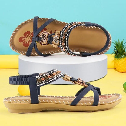 ALORA™ | Beaded Sandals