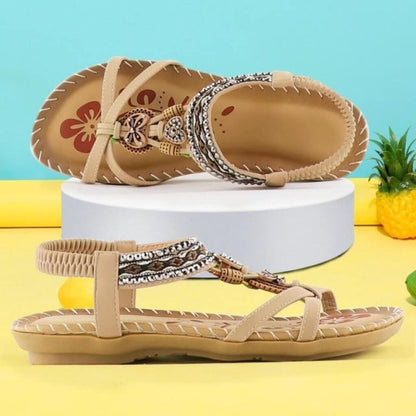 ALORA™ | Beaded Sandals