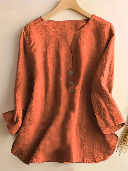 EMILY™ | Henley Blouse