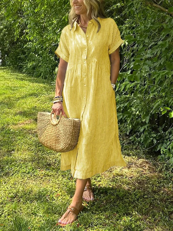 EDITH™ | Maxi Shirt Dress