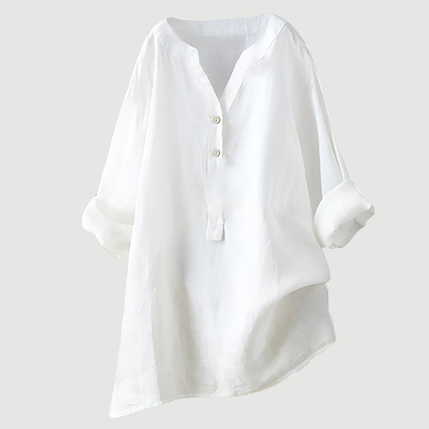 MARJORIE™ | Linen Button Blouse