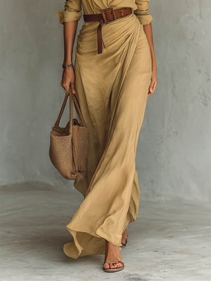 PEMBERTON™ | Belted Maxi Dress