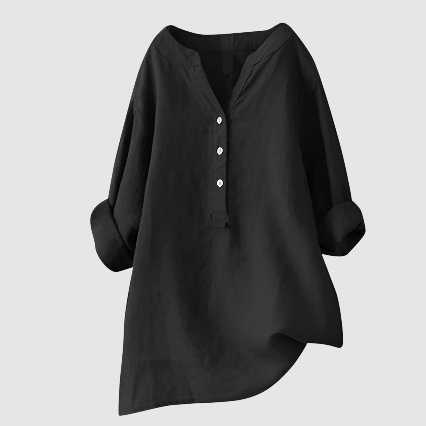 MARJORIE™ | Linen Button Blouse