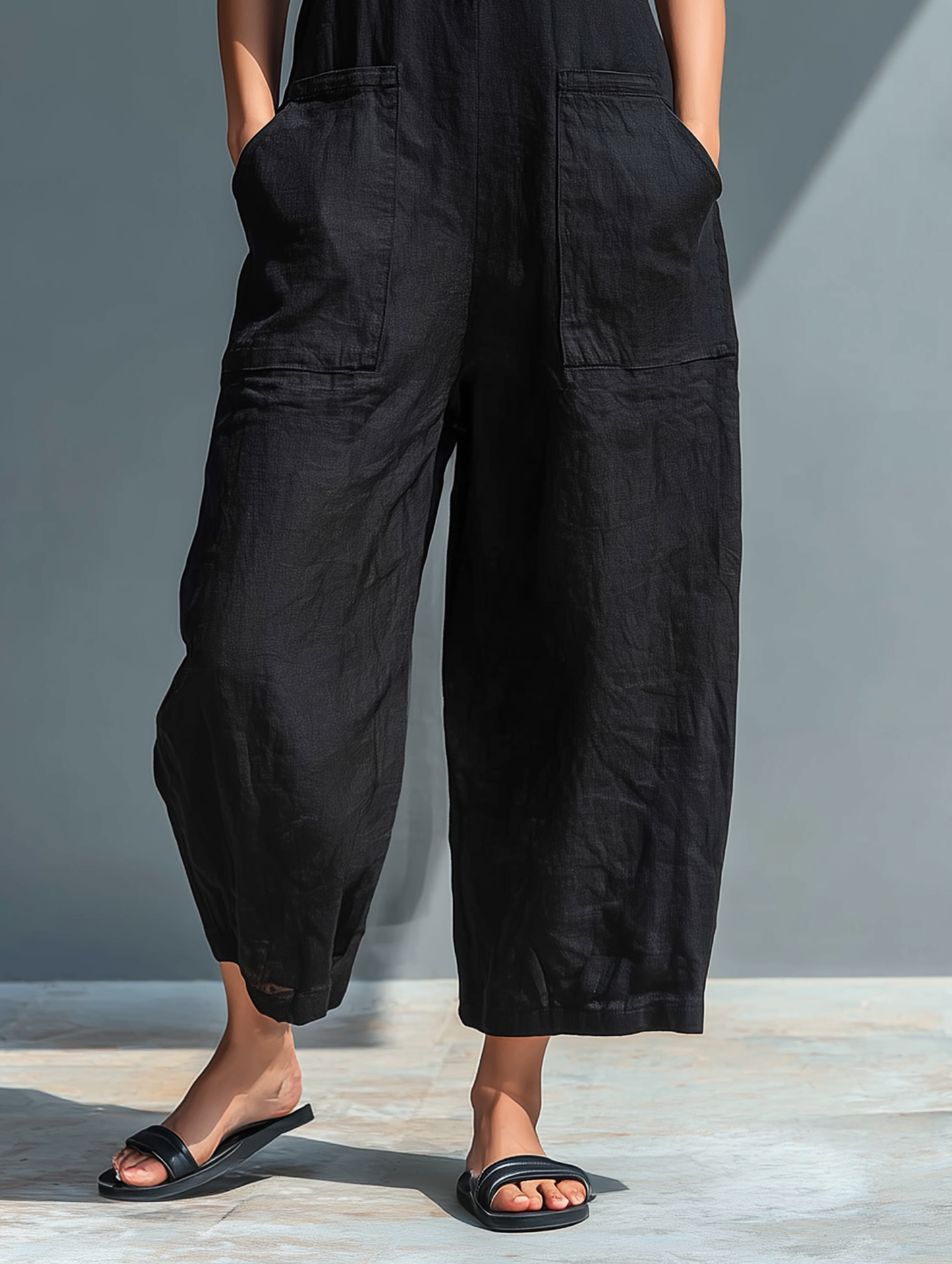 CHRISTINA™ | Linen-Blend Jumpsuit
