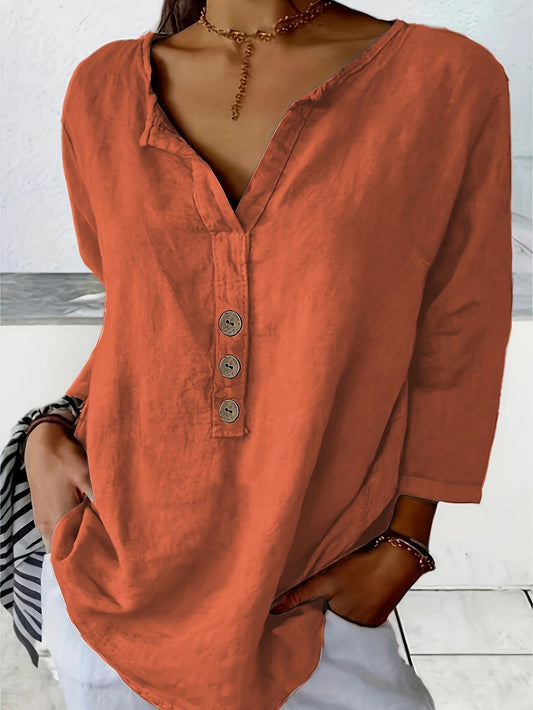 EMILY™ | Henley Blouse
