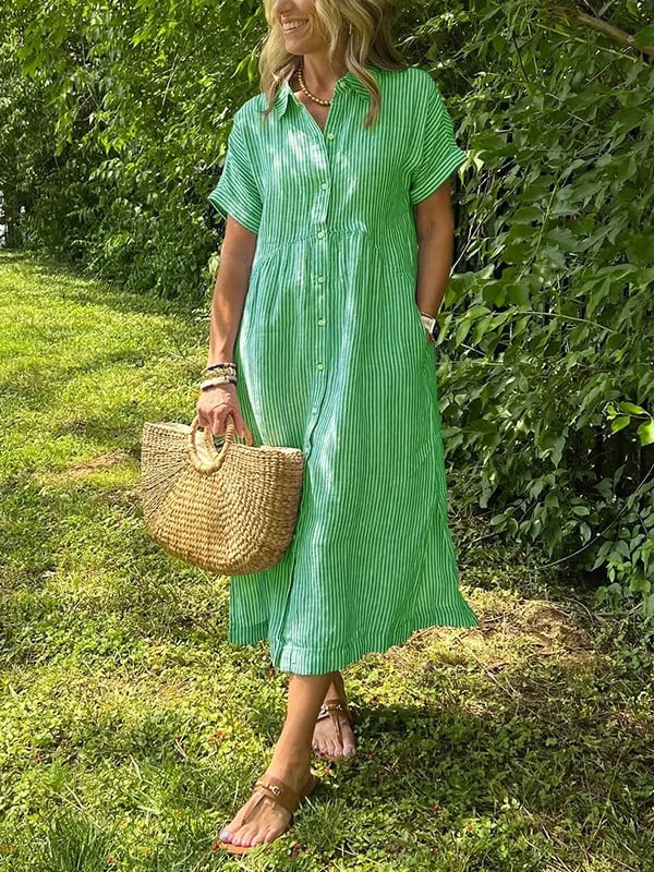 EDITH™ | Maxi Shirt Dress