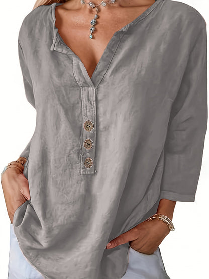 EMILY™ | Henley Blouse
