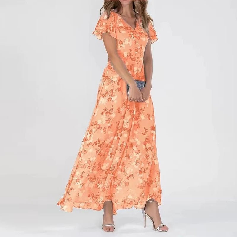 ZURI™ | Lined Floral Maxi Dress