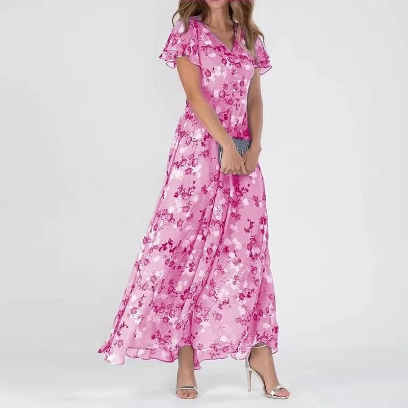 ZURI™ | Lined Floral Maxi Dress