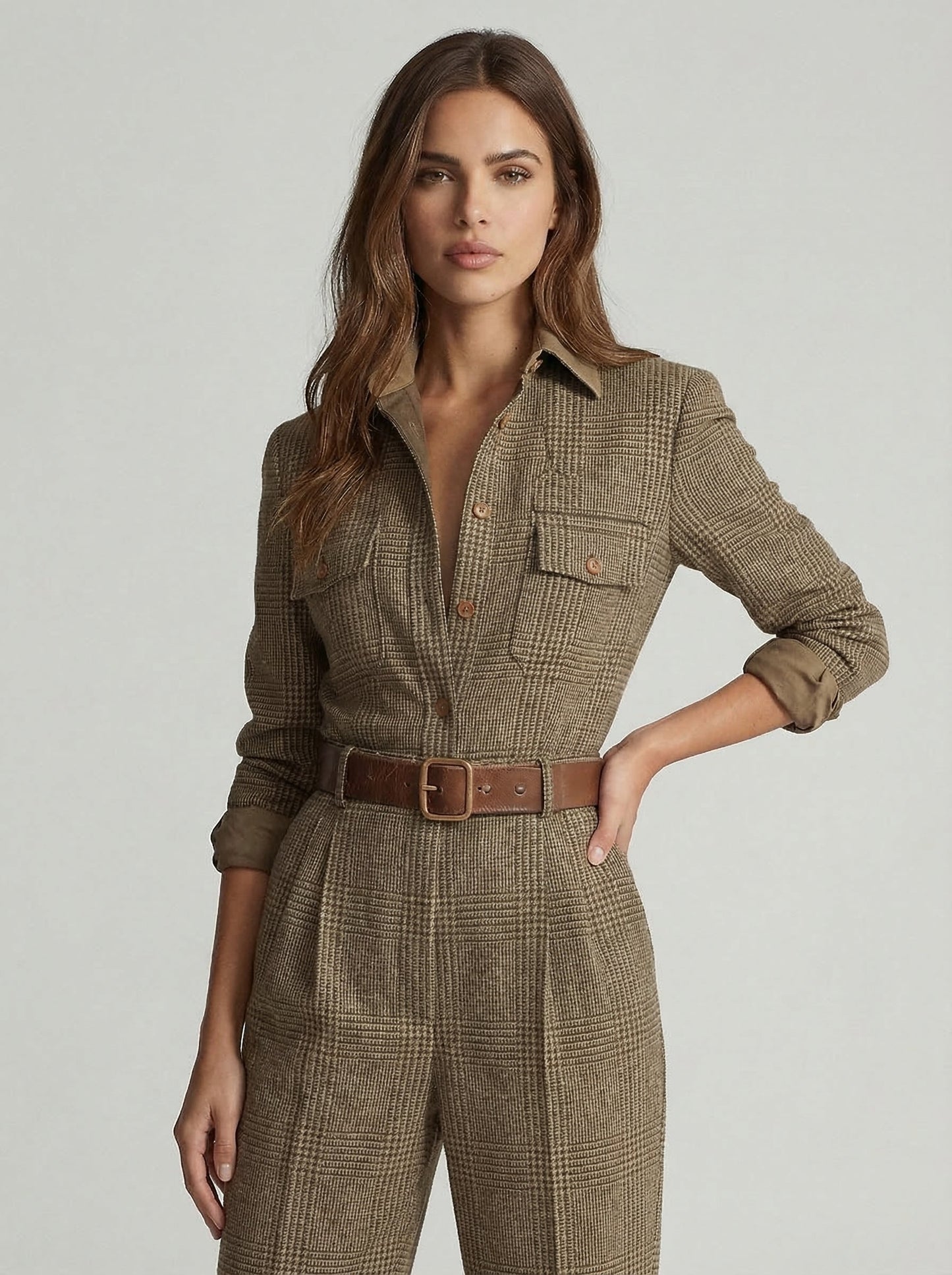 MONICA™ | Plaid Jumpsuit