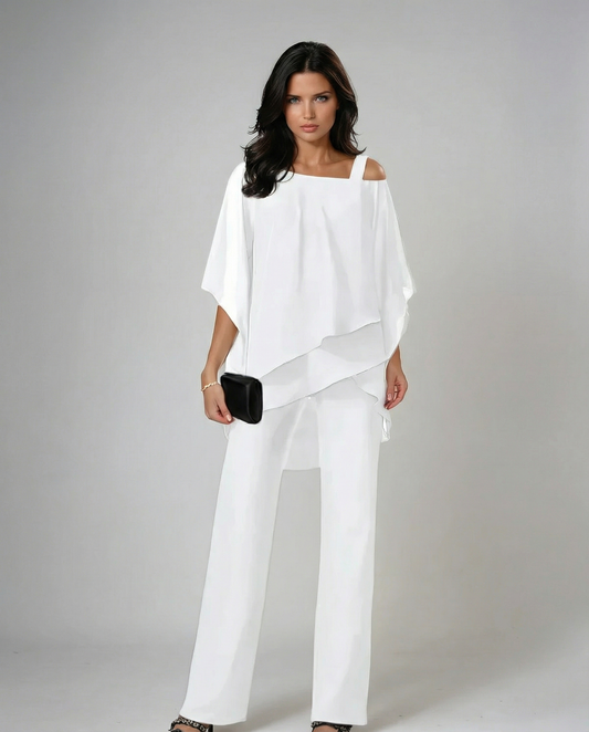 ELINOR™ | Layered Chiffon Set