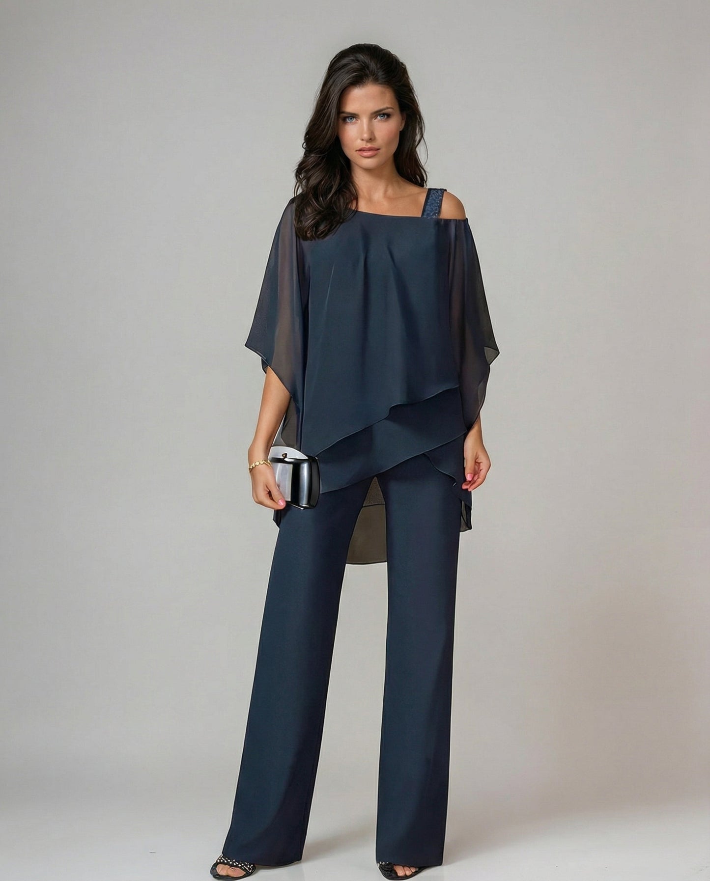 ELINOR™ | Layered Chiffon Set
