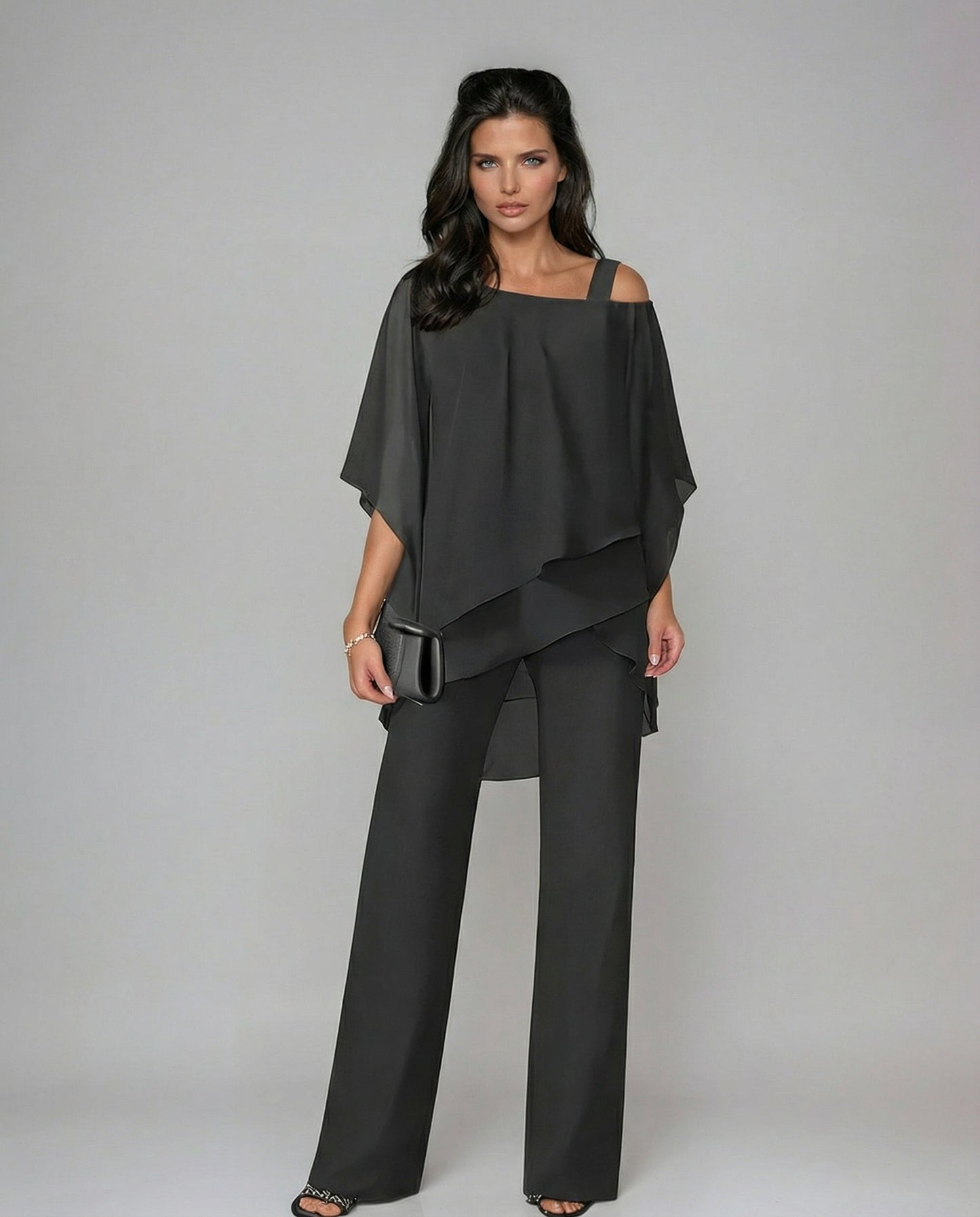 ELINOR™ | Layered Chiffon Set