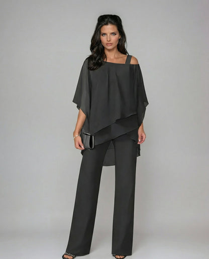 ELINOR™ | Layered Chiffon Set
