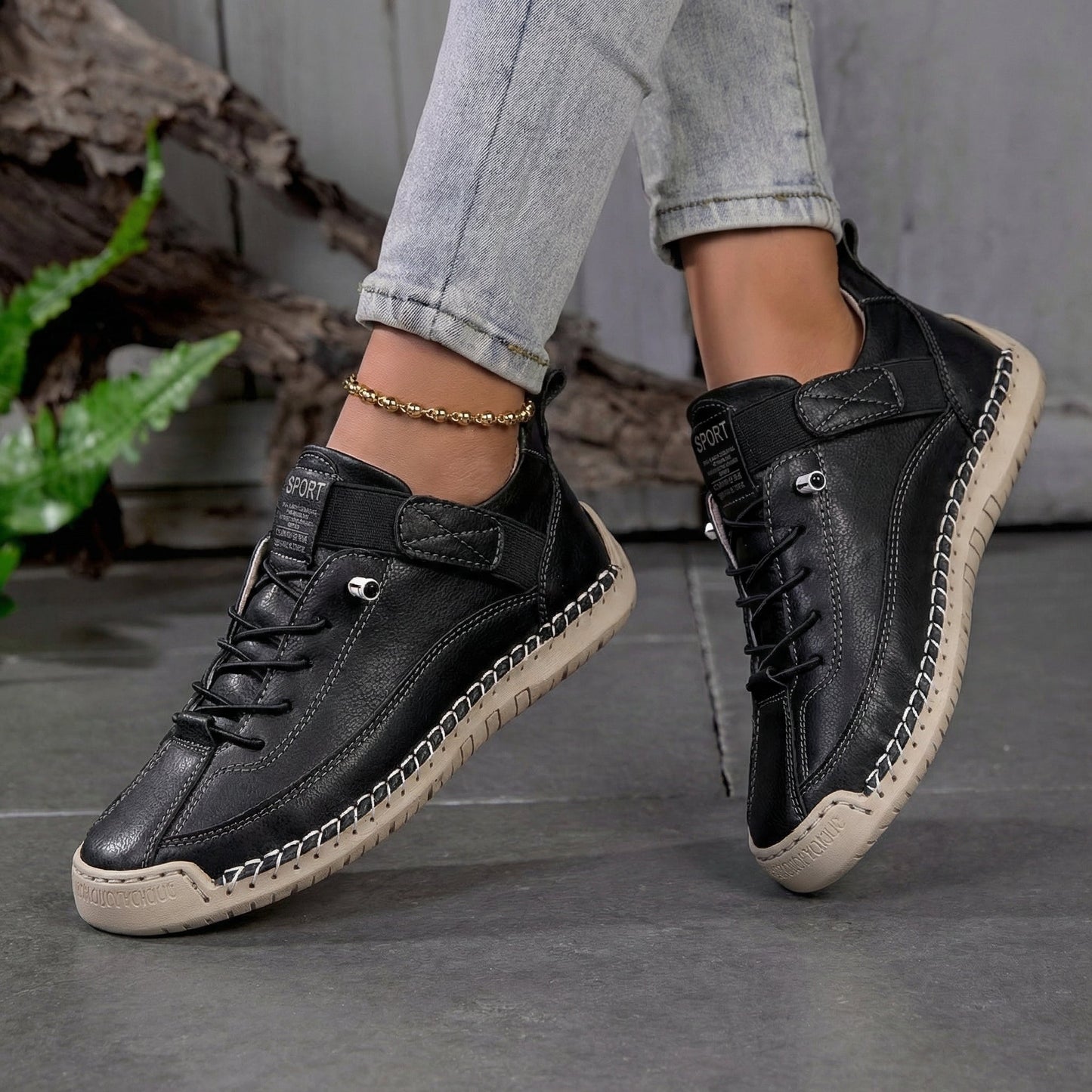 VANESSA™ | Leather Sneakers