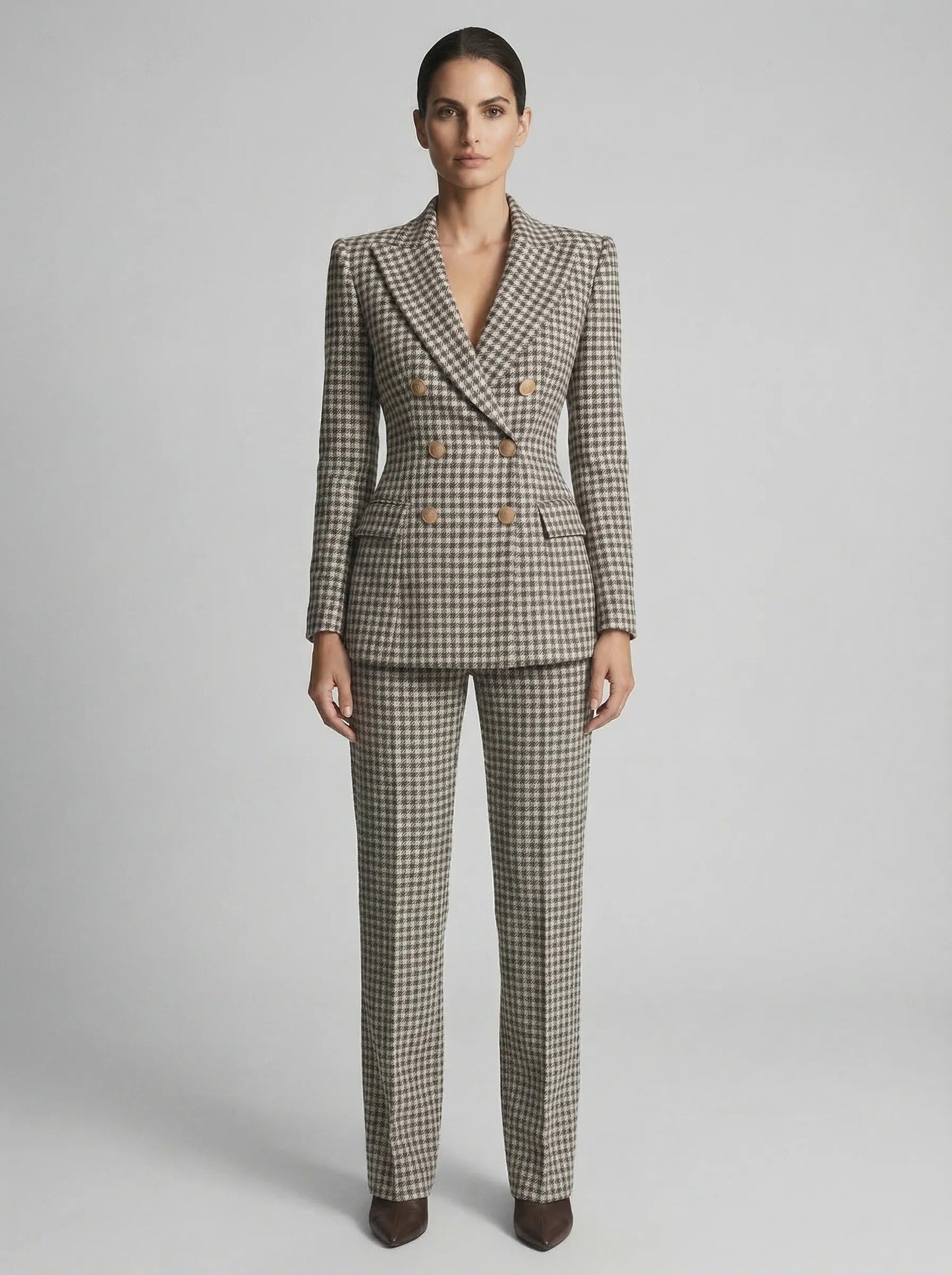 NOVEA™ | Check Blazer Set