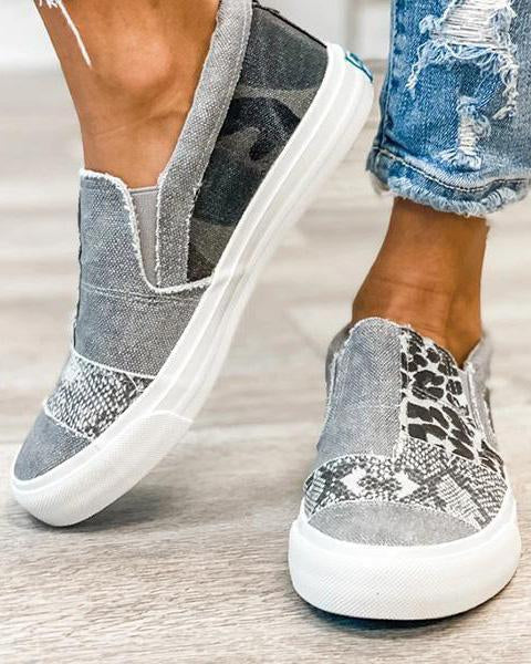 QUINNY™ | Patchwork Slip-Ons