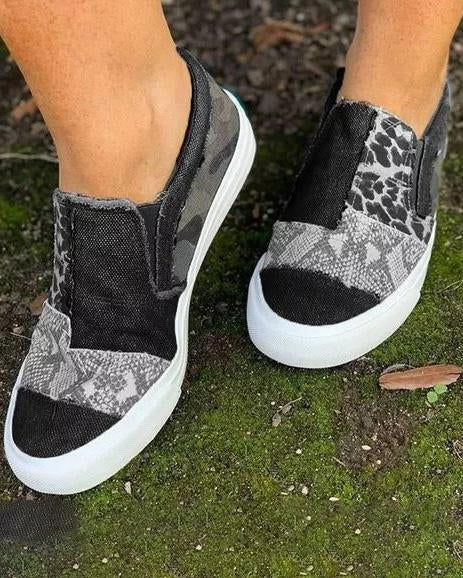 QUINNY™ | Patchwork Slip-Ons