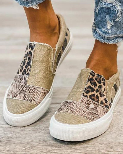 QUINNY™ | Patchwork Slip-Ons