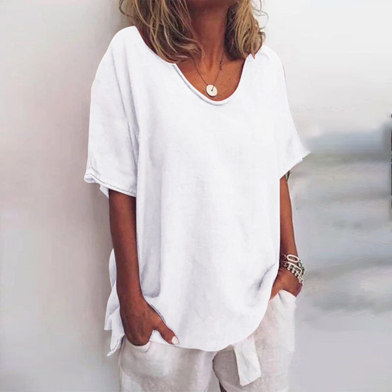 ELLOWAY™ | Round-Neck Relaxed Top